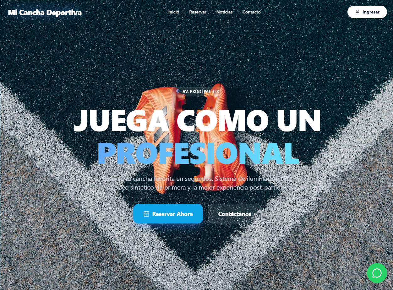 SISTEMA DE CANCHA DEPORTIVA